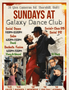 Sundays at Galaxy Dance Club 231x300