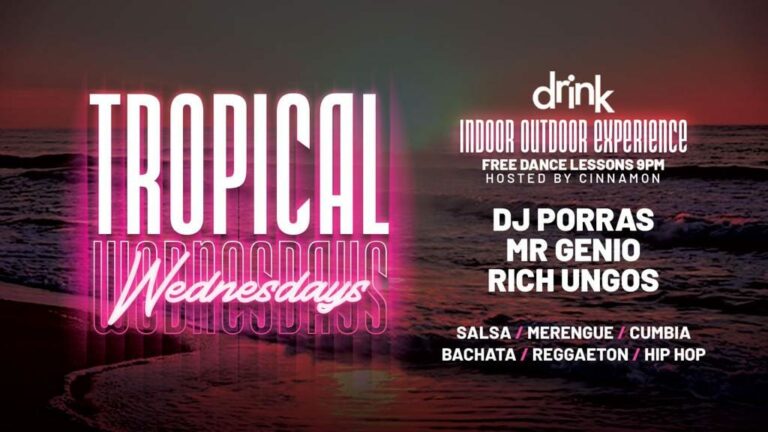 Tropical Wednesdays At Drink 768x432