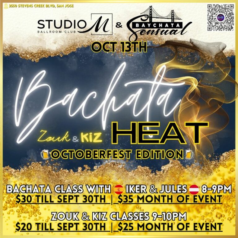 Bachata Heat At Studio M Ballroom 768x768