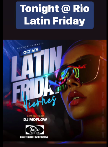 Latin Fridays At Rio Bar Grill