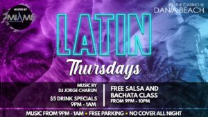 Latin Thursdays At The Casino At Dania Beach 300x169