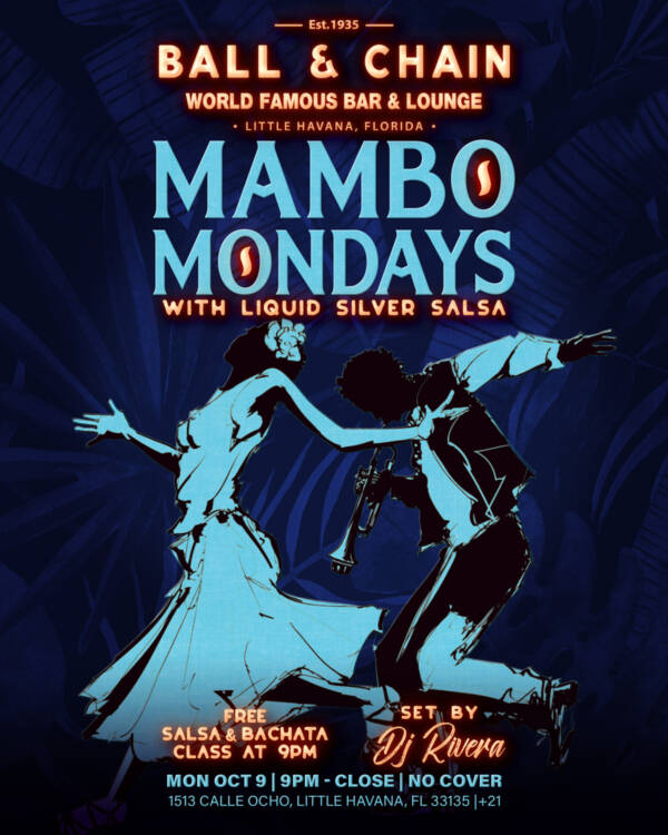 Mambo Mondays At Ball Chain In Little Havana