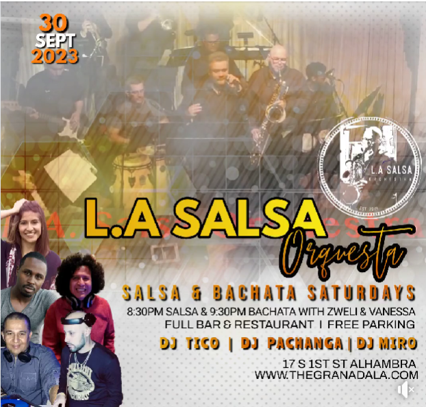 Salsa Bachata Saturdays At The Granada La
