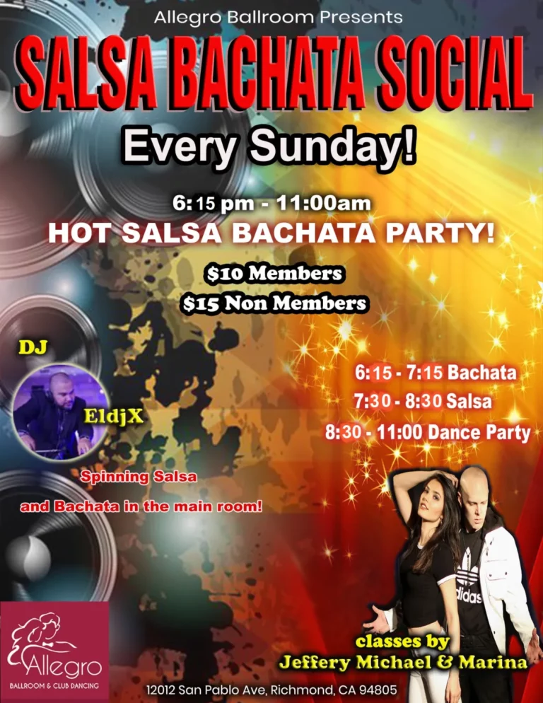 Salsa Bachata Social At Allegro Ballroom and Club 768x994