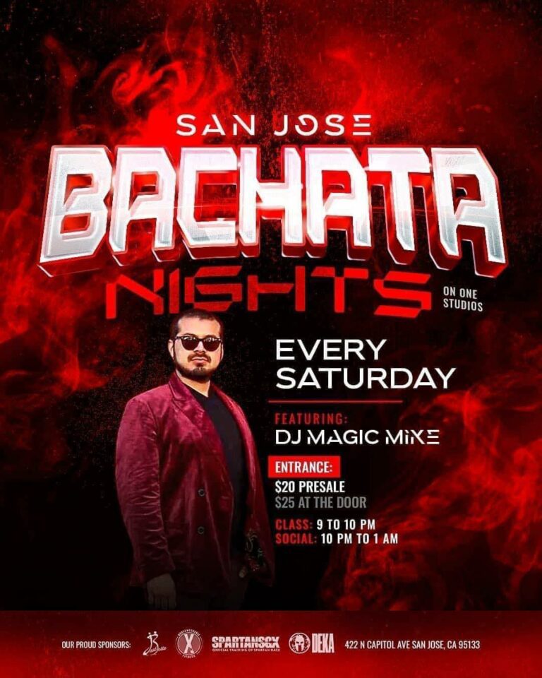 San Jose Bachata Saturday Nights 768x960