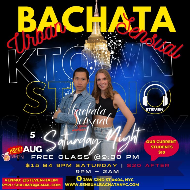 Sensual Bachata Night At K Town Dance 768x768